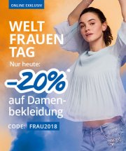 20% Rabatt auf Damenbekleidung bei Takko
