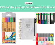 20% Rabatt auf das gesamte Schreibwaren Sortiment im Thalia Shop