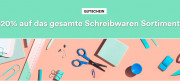 20% Rabatt auf das gesamte Schreibwaren Sortiment im Thalia Shop