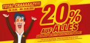 20% Rabatt auf das gesamte Sortiment bei Poco
