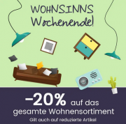 20% Rabatt auf das gesamte Wohnensortiment bei Quelle