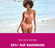 20% Rabatt auf das komplette Bademode Sortiment bei Lascana