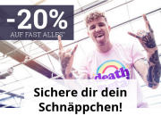 20% Rabatt auf das komplette Bekleidungssortiment bei EMP