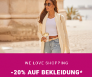 20% Rabatt auf das komplette Bekleidungssortiment f&uuml;r Damen bei Lascana