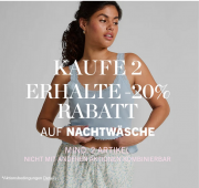 20% Rabatt auf das komplette Nachtw&auml;sche Sortiment ab 2 Artikel im Hunkem&ouml;ller Shop