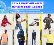 20% Rabatt auf das komplette Sortiment bei Asos