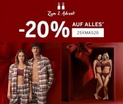 20% Rabatt auf das komplette Sortiment inkl. bereits reduzierte Artikel im Sale bei Schiesser