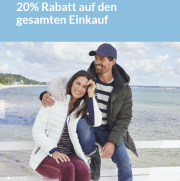 20% Rabatt auf das komplette Sortiment inkl. bereits reduzierte Sale-Artikel bei Adler