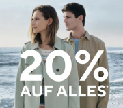 20% Rabatt auf das komplette Sortiment inkl. reduzierte Artikel im Sale bei Tom Tailor
