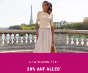 20% Rabatt auf das komplette Sortiment inkl. Sale-Artikel bei Lascana