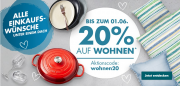 20% Rabatt auf das komplette Wohnen Sortiment im Galeria Karstadt Kaufhof Shop