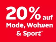 20% Rabatt auf das Mode-, Wohnen- & Sportsortiment bei Otto