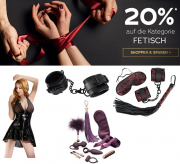 20% Rabatt auf die gesamte Kategorie Fetisch im Orion Erotik Shop
