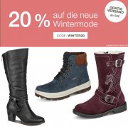 20% Rabatt auf die neue Winterkollektion f&uuml;r Damen, Herren und Kinder bei Gebr&uuml;der G&ouml;tz