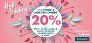 20% Rabatt auf D&uuml;fte, Pflege, Make-up, Damentaschen, Uhren & Schmuck im Galeria Kaufhof Shop