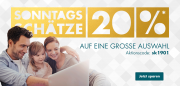 20% Rabatt auf eine gro&szlig;e Auswahl an Marken und 13% auf Spielzeug im Galeria Karstadt Online-Shop