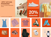 20% Rabatt auf Fashion, Sport, Uhren & Schmuck, Beauty & Gesundheit bei Ebay