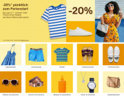 20% Rabatt auf Fashion, Uhren und Schmuck sowie Beauty und Gesundheit bei Ebay