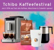 20% Rabatt auf fast alle Kaffees, Maschinen & Zubeh&ouml;r bei Tchibo