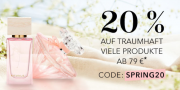 20% Rabatt auf fast alles au&szlig;er auf reduzierte Artikel und Angebote im Douglas Shop
