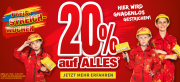 20% Rabatt auf fast ALLES bei POCO