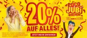 20% Rabatt auf fast ALLES im POCO Shop