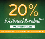 20% Rabatt auf fast ALLES inkl. bereits reduzierte Sale-Artikel bei Engelhorn