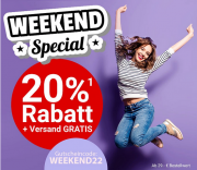 20% Rabatt auf fast alles + kostenloser Versand bei Weltbild