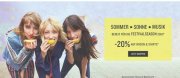 20% Rabatt auf Festivallooks 2018 bei Tom Tailor - g&uuml;ltig f&uuml;r regul&auml;re Ware