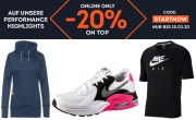 20% Rabatt auf Fitness-Highlights im SportScheck Shop