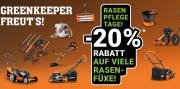 20% Rabatt auf Fuxtec Rasen-Produkte im Fuxtec Shop