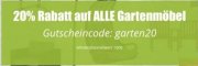 20 % Rabatt auf Gartenm&ouml;bel dank Gutschein