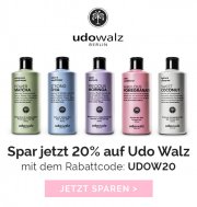 20% Rabatt auf Haarpflegeprodukte von Udo Walz bei Cocopanda