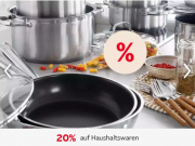 20% Rabatt auf Haushaltswaren bei Otto