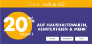 20% Rabatt auf Haushaltwaren, Heimtextilien und K&uuml;chenartikel bei Galeria Karstadt Kaufhof
