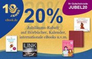 20% Rabatt auf H&ouml;rb&uuml;cher, Kalender, Internationale eBooks und mehr im eBook Shop