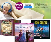 20% Rabatt auf H&ouml;rb&uuml;cher und H&ouml;rbuch Downloads im eBook Shop