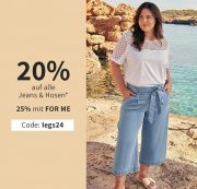 20% Rabatt auf Jeans & Hosen bei Sheego
