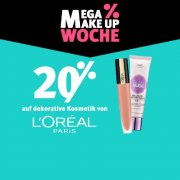 20% Rabatt auf Loreal Kosmetik bei Rossmann