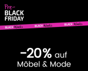 20% Rabatt auf Mode & M&ouml;bel bei Quelle