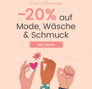 20% Rabatt auf Mode, W&auml;sche & Schmuck bei Quelle