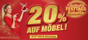 20% Rabatt auf M&ouml;bel bei POCO