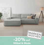 20% Rabatt auf M&ouml;bel & Mode bei Quelle