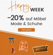 20% Rabatt auf M&ouml;bel, Mode & Schuhe bei Quelle
