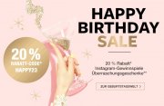 20% Rabatt auf nicht reduzierte Produkte im Parfuemerie Shop