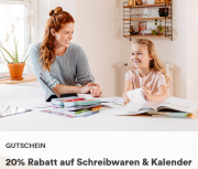 20% Rabatt auf Schreibwaren und Kalender bei Thalia