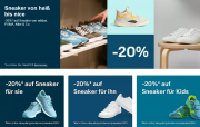 20% Rabatt auf Sneaker von adidas, PUMA, Nike & Co. bei Ebay