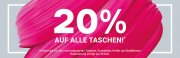 20% Rabatt auf Taschen, Rucks&auml;cke, Koffer und Geldb&ouml;rsen im Deichmann Shop