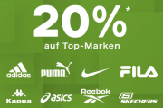 20% Rabatt auf Top-Marken-Schuhe f&uuml;r Damen, Herren und Kinder bei Deichmann