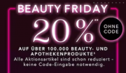 20% Rabatt auf &uuml;ber 100.000 Beauty- und Apothekenprodukte bei Douglas